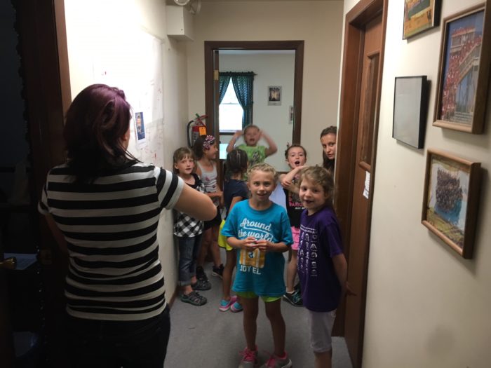 Girls Signing Wall Christian Camps in PA